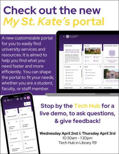 New St. Kate's Portal preview